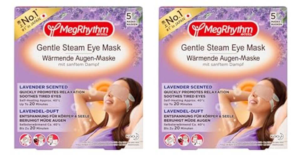 MegRhythm Wärmende Augenmasken - Vorteilspack - 2x 5 Masken - Entspannung für die Augenpartie - Ursprünglich aus Japan stammende Wohlfühlmethode, 1 stück (1er Pack)