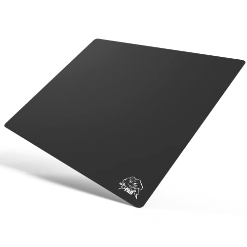 SkyPAD Glas 3.0 XL Gaming Mouse Pad with Cloud Logo | Professional Large Mouse Mat |  400 x 500 mm |  Black  | Special Glass Surface with Improved Precision and Speed - Black - XL cloud logo model 400 x 500 mm