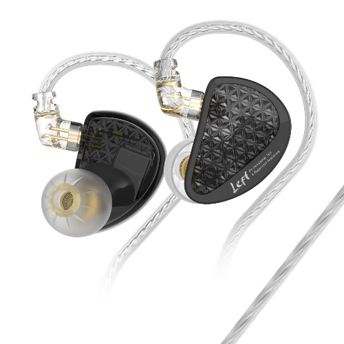 Yinyoo KZ as16 pro 8BA in Ear Earphone, High Resolution in-Ear Monitor Stereo Sound Earbud Headphone Newest Headset(silverBlue no mic) - no mic dark