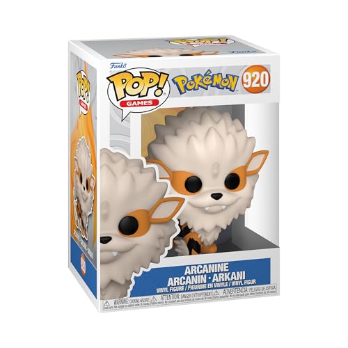Funko POP! Games: Pokemon - Arcanine - Collectable Vinyl Figure - Gift Idea - Official Merchandise - Toys for Kids & Adults - Video Games Fans - Model Figure for Collectors and Display