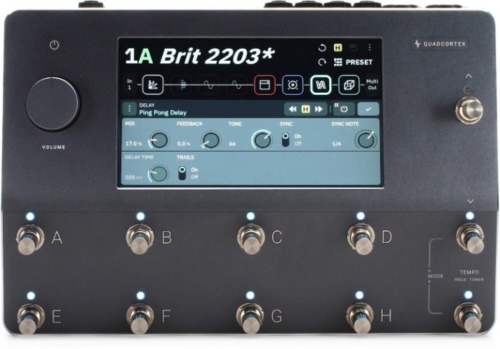 Neural DSP Quad Cortex Quad-Core Digital Effects Modeler/Profiling Floorboard