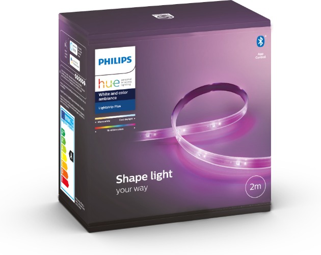 Philips Hue LightStrips Plus -valonauha, Bluetooth, 2m aloituspakkaus 79,99