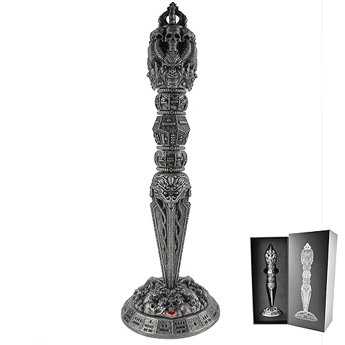 Wand Dice for DND Dungeons and Dragons DND Metal Fidget Spinner dice for D20 D12 D10 D8 D6 D4 D% dice Goblin Collection(Black) - Black