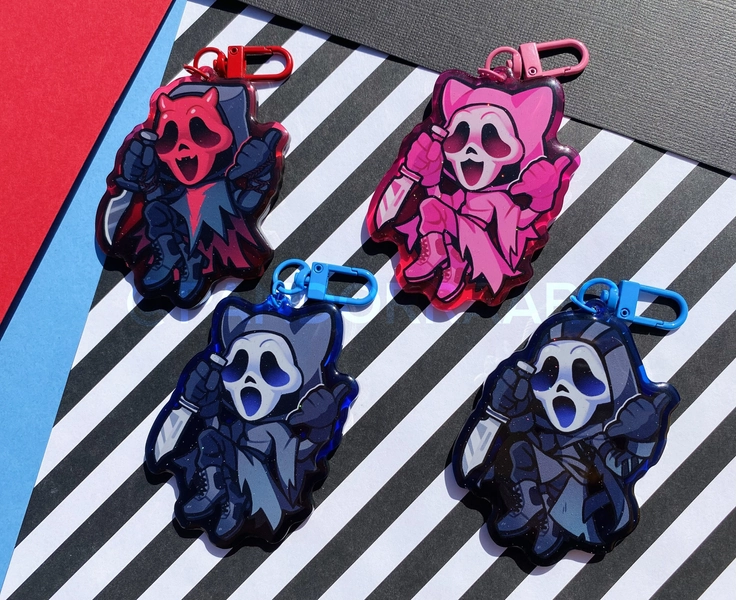 Ghostface | DBD | Acrylic Charms, Keychains