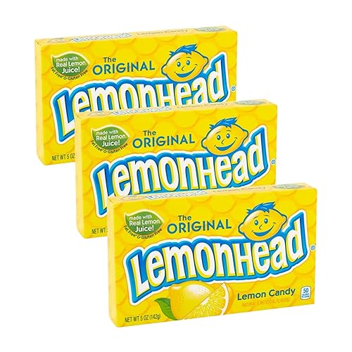 The Original Lemonhead Lemon Candy 5 oz. (Pack of 4)