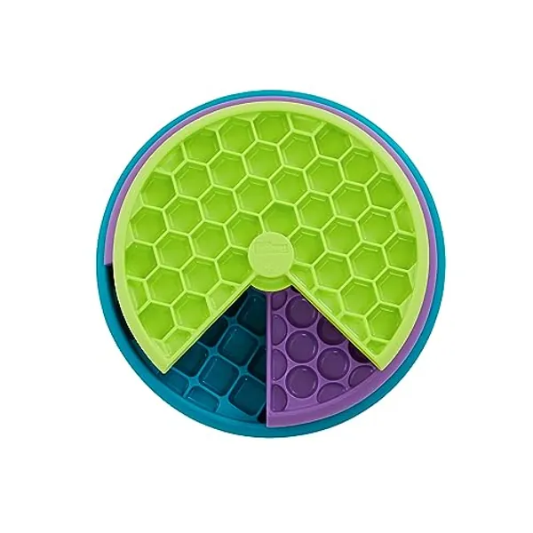 Nina Ottosson by Outward Hound Lickin' Layers Interactive Dog Puzzle Game and Slow Feeder - One-Size - Lickin' Layers