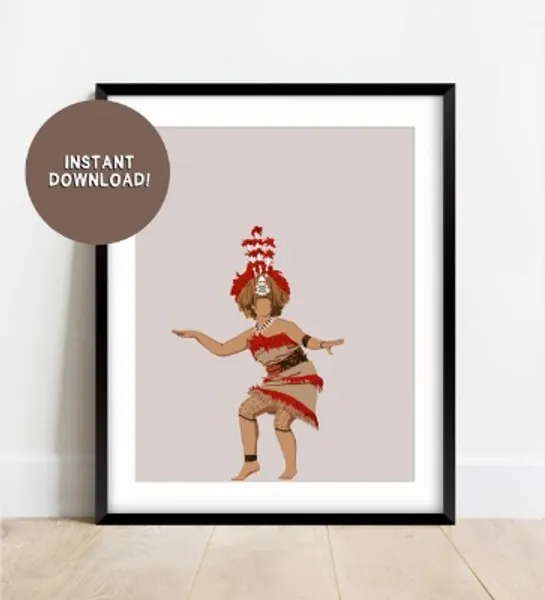 Samoan Taupou | Etsy Canada