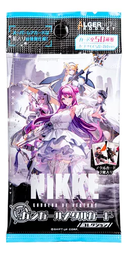 Algernon Nikke Metal Card Collection 1 Sobre 2 Tarjetas
