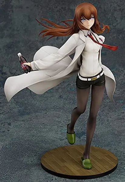 Makise Kurisu Laboratory Member 004 1/8 Scale Painted Figure Collectible Model Toy - 