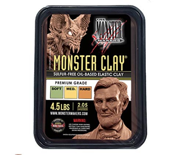 Monster Makers Monster Clay Premium Grade Modeling Clay - Hard - (4.5lb) (MCP-5H)