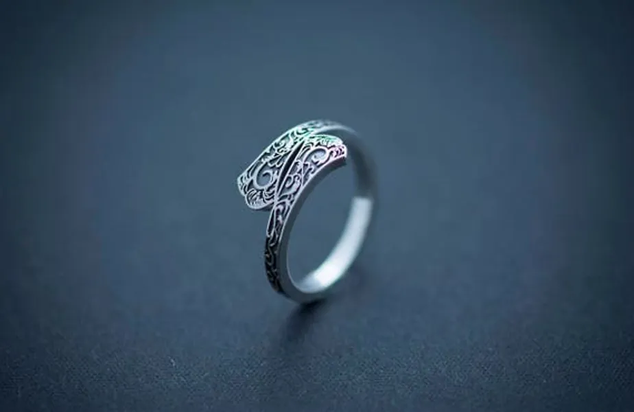 [SOLD OUT] Reversal Ornament Ring Sterling Silver | Etsy Canada