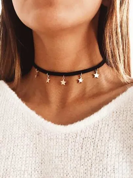 Star Fringe Choker
