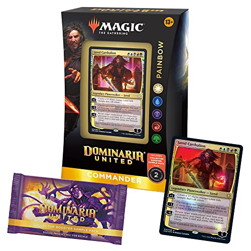 Magic: The Gathering Dominaria United Commander Deck – Painbow + Collector Booster Sample Pack - Single