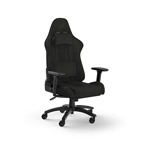 Corsair TC100 Relaxed Gaming Chair, One Size, Black - Black