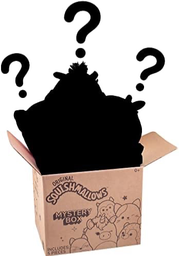 Squishmallows 5" Plush Mystery Box, 5-Pack - Assorted Set of Various Styles - Official Kellytoy - Cute and Soft Squishy Stuffed Animal Toy - Great Gift and Stocking Stuffer for Kids : Toys & Games