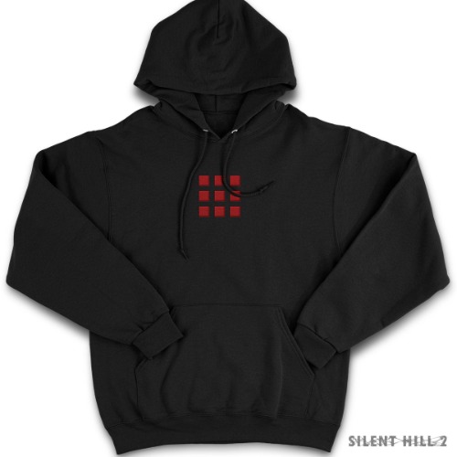 Red Square Hoodie | s / black