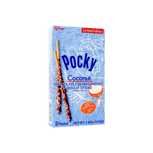 Coconut Chocolate Pocky Cookie Sticks, 1.45oz
