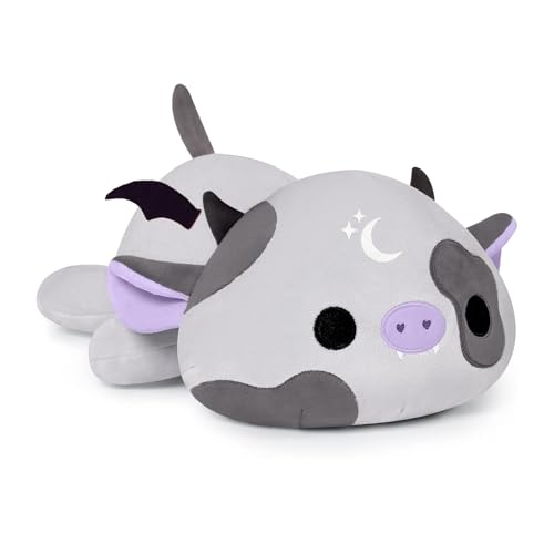 Onsoyours Original Cute Bat Cow Plushie, Soft Stuffed Cow Squishy Plush Animal Toy Cow with Wings Bat Pillow for Kids (Bat Cow, 12") - Bat Cow a - 12''