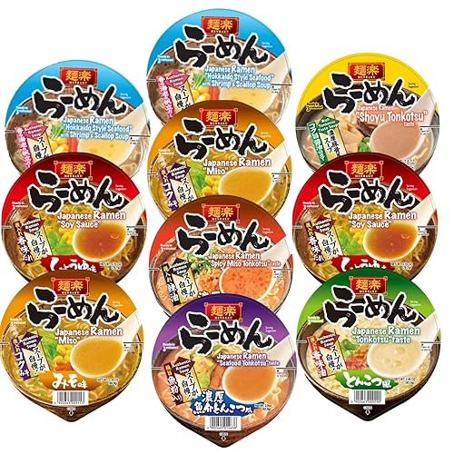 Japan's Most Popular Ramen Assorted Packs Joyful Bundle (Pack of 10, Classic Series) - Classic Series - 10 Count (Pack of 1)
