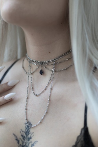 Royal Blood Choker | Gold / Blue