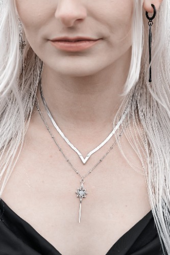 Sanctity Necklace | Silver