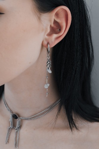 The Mother Dangle Earrings | Hoops / Pair
