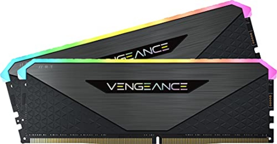 Corsair Vengeance RGB RT 32GB (2x16GB) DDR4 4000MHz C18 Desktop Memory (Dynamic RGB Lighting, Optimised for AMD 300/400/500 Series, Compatible with Intel 300/400/500 Series) Black - 2 x 16GB