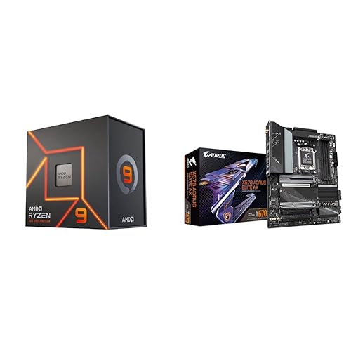 AMD Ryzen 9 7950X + GIGABYTE X670 AORUS ELITE AX Motherboard - Bundle - CPU 7950X+GIGABYTE X670 AORUS ELITE AX