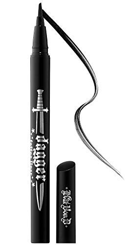Kat Von D Dagger Tattoo Liner Waterproof Liquid Eyeliner Trooper Black - 