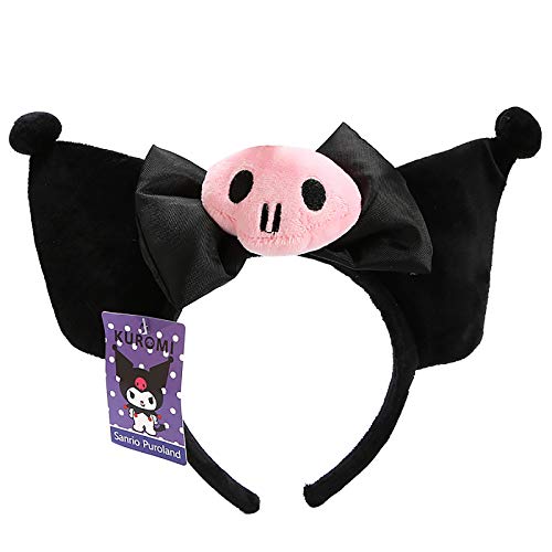 Kuromi Hairpin Ear Headband Plush Hairband Girls Kawaii Costume Cosplay Halloween Christmas holiday decoration birthday party Gift
