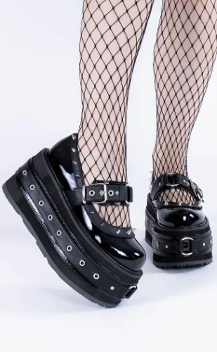 DAMNED-20 Platform Mary Janes | 9