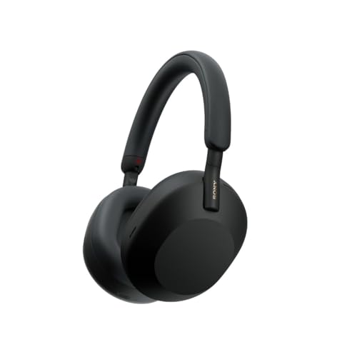 Sony WH-1000XM5 kabellose Bluetooth Noise Cancelling Kopfhörer (30h Akku, Touch Sensor, Headphones Connect App, Schnellladefunktion, optimiert für Amazon Alexa, Headset mit Mikrofon) Schwarz - Schwarz - WH-1000XM5 - Single