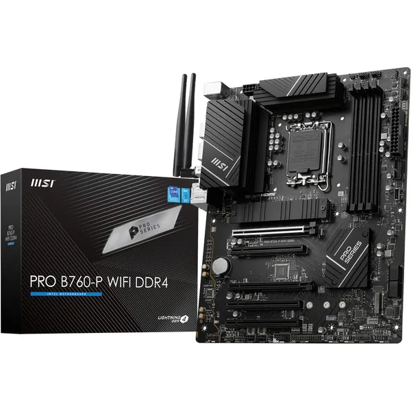 MSI Pro B760-P WiFi DDR4 ATX Motherboard