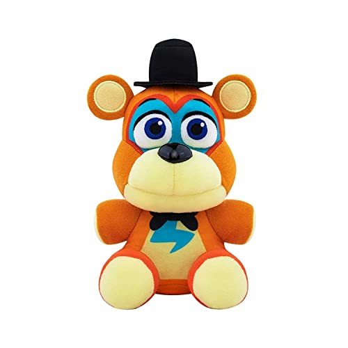 Funko Plush: Five Nights At Freddy's (FNAF) Pizza Plex-Glamrock Freddy Fazbear - FNAF Pizza Simulator - Peluche da Collezione - Idea Regalo per Il Compleanno - Merchandising Ufficiale