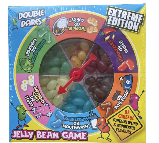 ZED Candy Double Dares Jelly Bean Game, Extreme Edition, 120 g (Pack of 1)