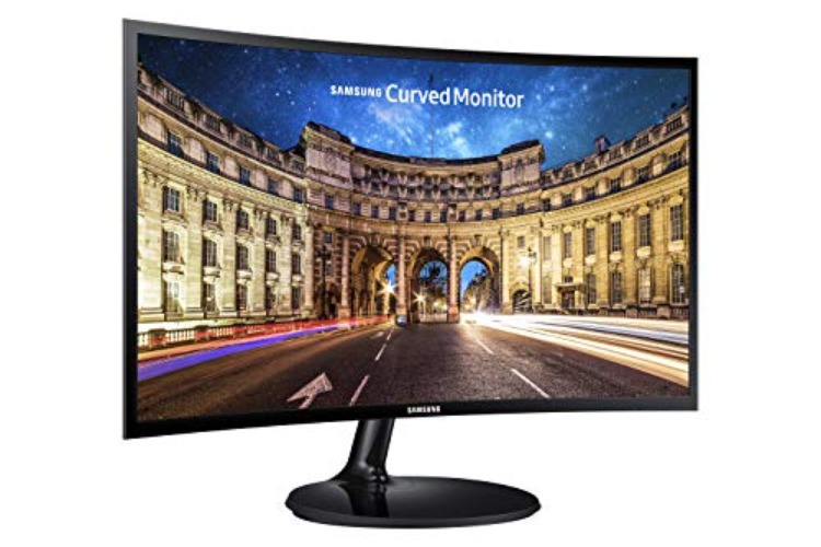 Samsung C27F390FHR - LED monitor - curved - 27" (27" viewable) - 1920 x 1080 Full HD (1080p) @ 60 Hz - VA - 250 cd/m² - 3000:1-4 ms - HDMI, VGA - black - 27 Inch - 27 Inch - Single
