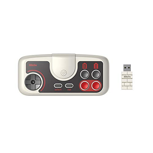 8Bitdo PCE 2.4G Wireless Gamepad for PC Engine Mini, PC Engine CoreGrafx Mini, TurboGrafx-16 Mini & Nintendo Switch (PCE Edition) - PCE Edition