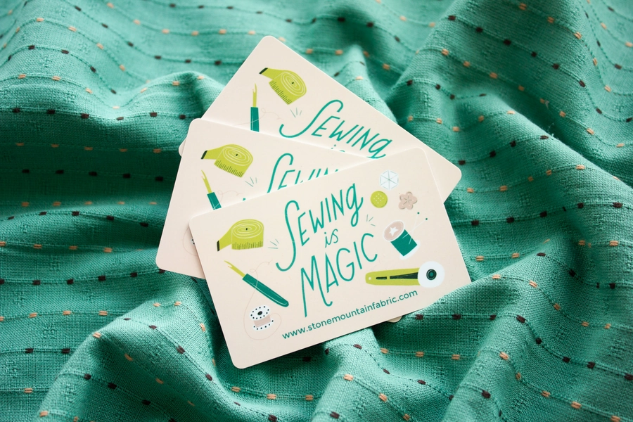 Fabric Gift Card