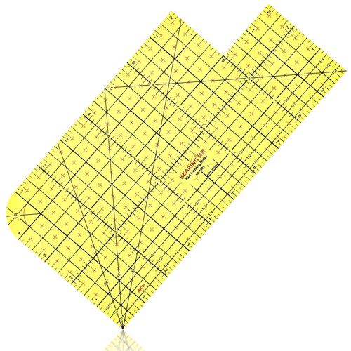 2021 New Inches Hot Ironing Measuring Ruler, Hot Hem Ruler Heat Resistant Ruler Sewing Tools Measuring Quilting Press Handmade Tool for Electric Iron Home Ironing Work, 10 Inches (5 x 10 Inch) - 5 x 10 Inch