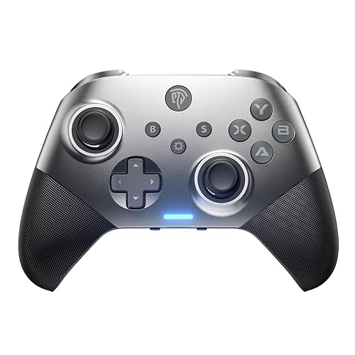 EasySMX X10 PC Controller - Enhanced Wireless Bluetooth Controller with Hall Joysticks/Hall Triggers/Mechanical Metal Keys - No Stick Drift, No Dead Zone - Work with Windows, Android, Steam and Switch
