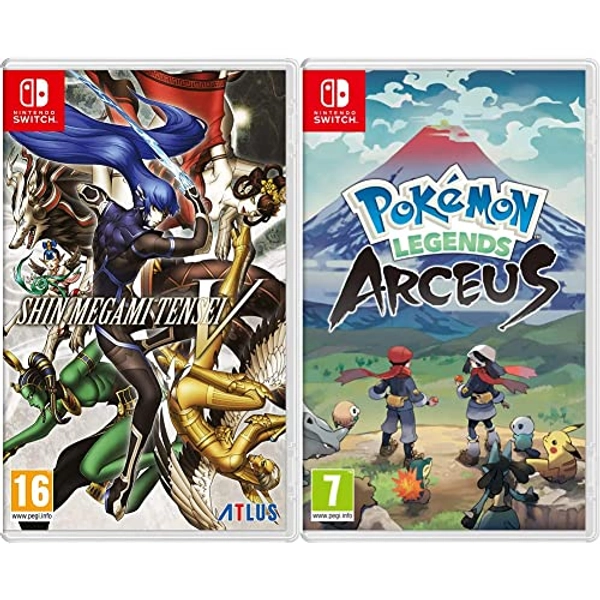 Shin Megami Tensei V (Nintendo Switch) & Pokemon Legends Arceus ( Switch)