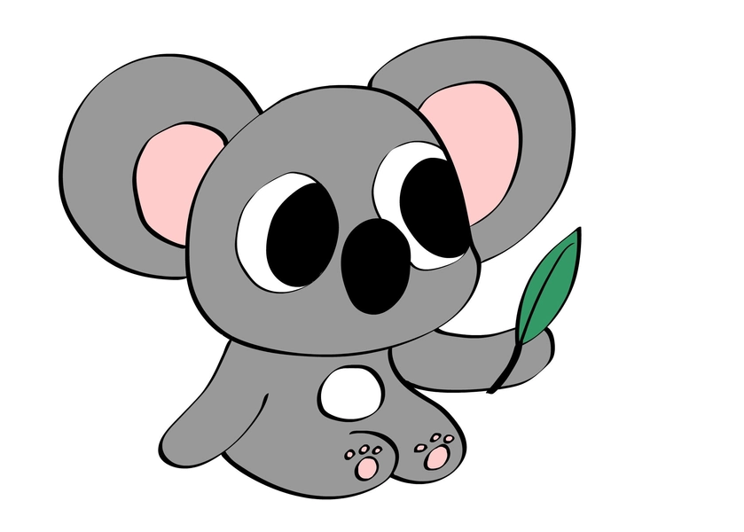Animated Koala GIF plus Bonus Digital Sticker