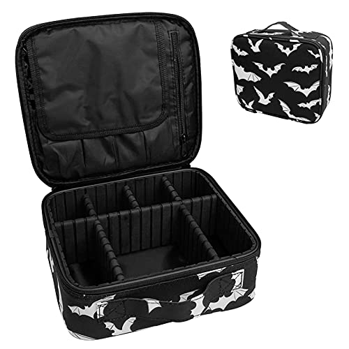 Portable Goth Makeup Bag - Bats