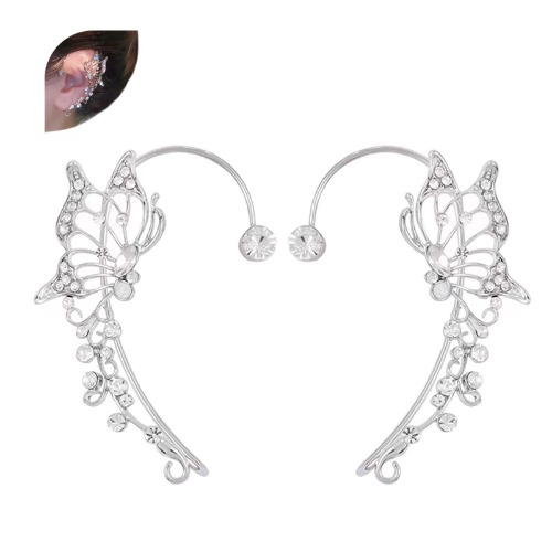 2 Pcs Butterfly Ear Cuffs for Women