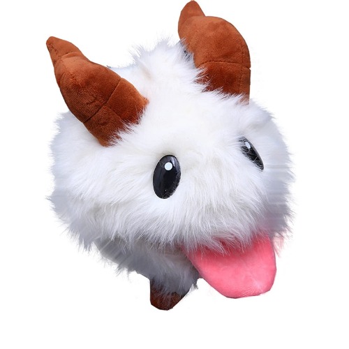 Esdlajks Mjukt fylld plysch leksak Fylld Djur Plysch Leksak - 25cm Lol Poro Plysch Leksak Mjuk Poro Dockor Fyllda Och Plysch Djur Leksaker För Barn Högkvalitativa Barn Leksaker Födelsedagspresent