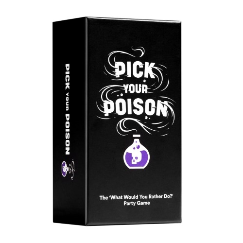 Dyce Games - Pick Your Poison - The “What Would You Rather Do?” Party Game - Family Edition - Ages 10+ Years - 3-10 Players