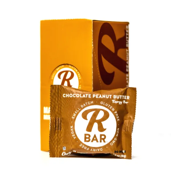 Chocolate Peanut Butter Energy Bar - 10 Pack by RBar Energy