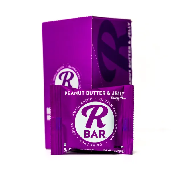 Peanut Butter And Jelly Energy Bar - 10 Pack by RBar Energy