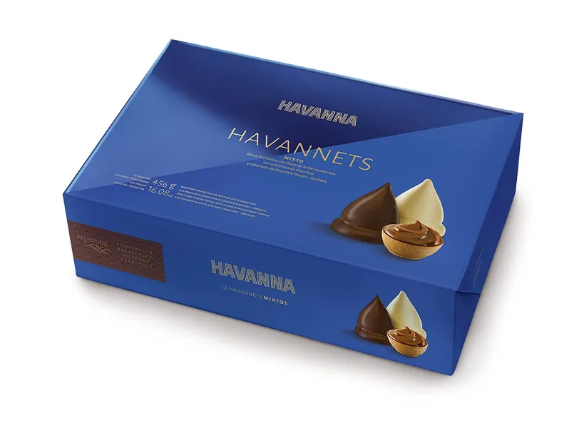 Havannet Mixed chocolate and White chocolate - Box 12 Havannets - 
