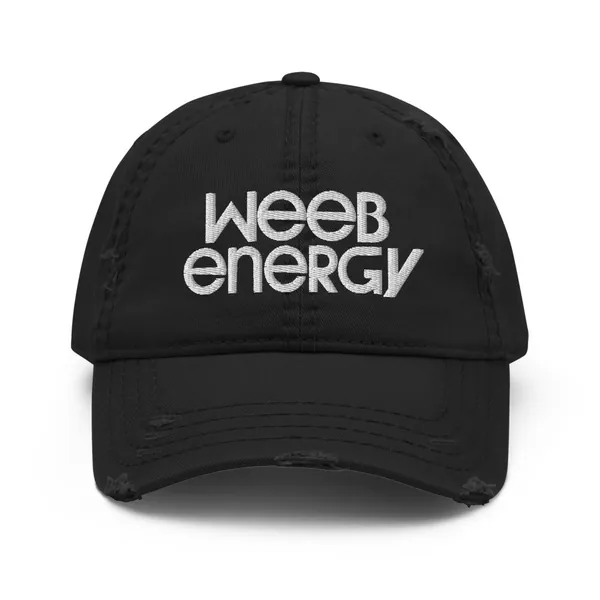 Weeb Energy // Distressed - Black